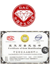 GAC镶嵌钻石分级证书
