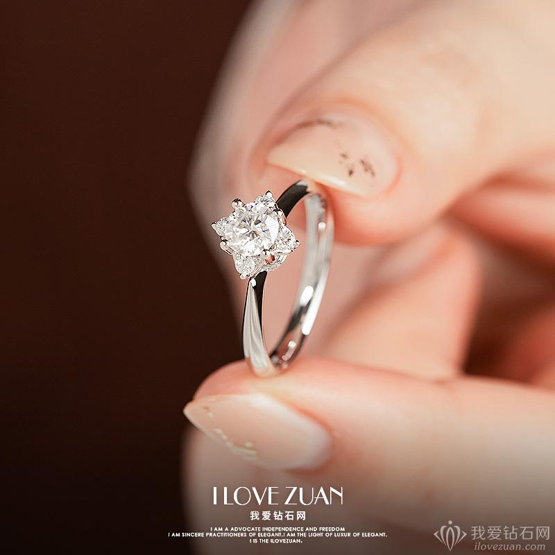 白金钻戒价格