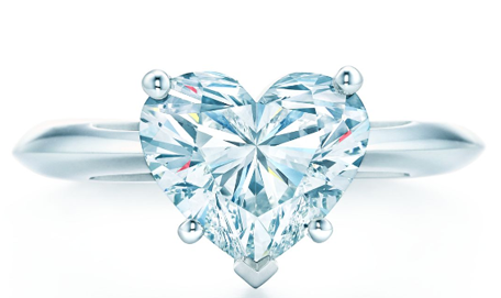 tiffany心形钻戒